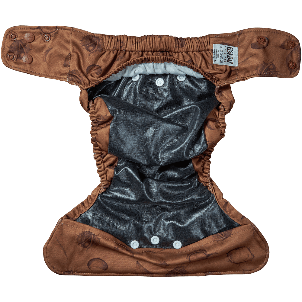 Cover All Chestnut Beautiful Diaper Cover Elskbar