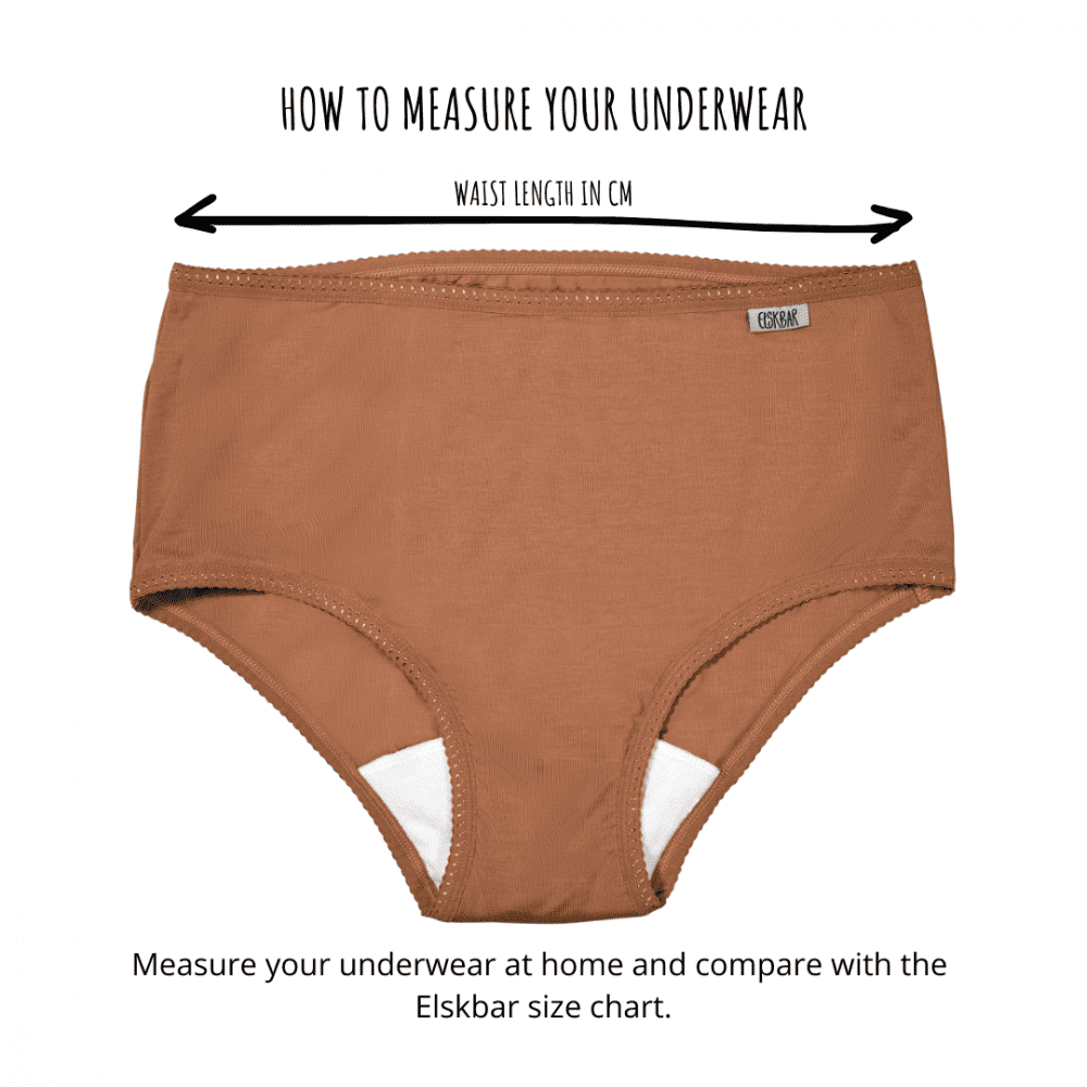 How to measure your underwear