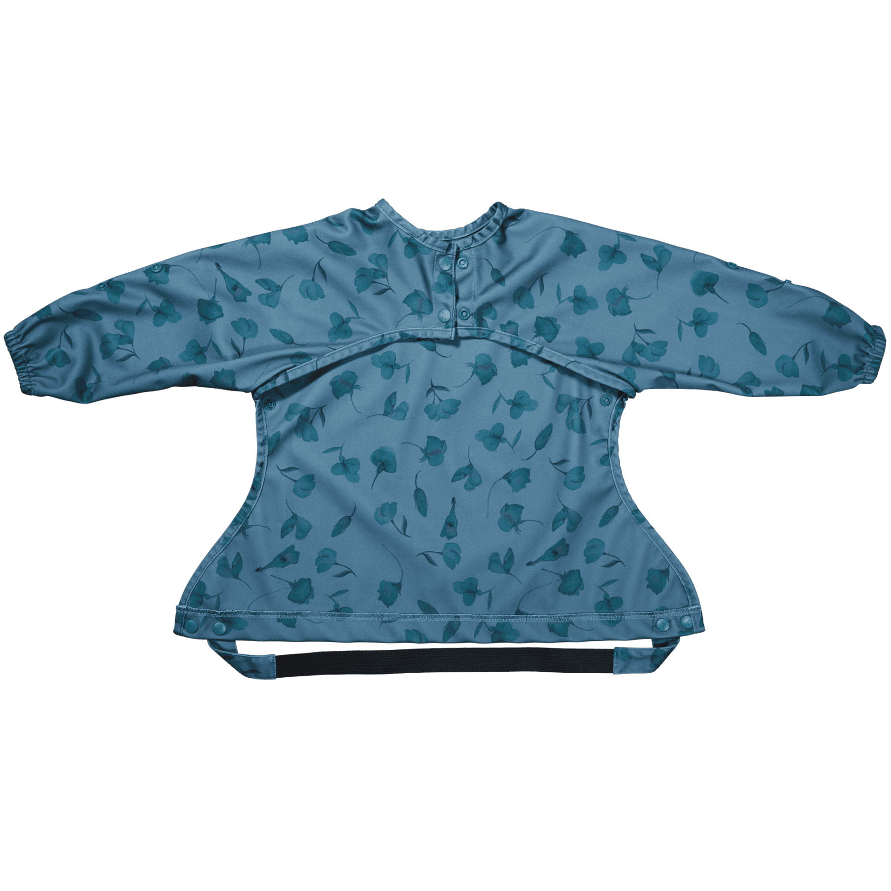 Long sleeved bib - back - Butterfly Pea