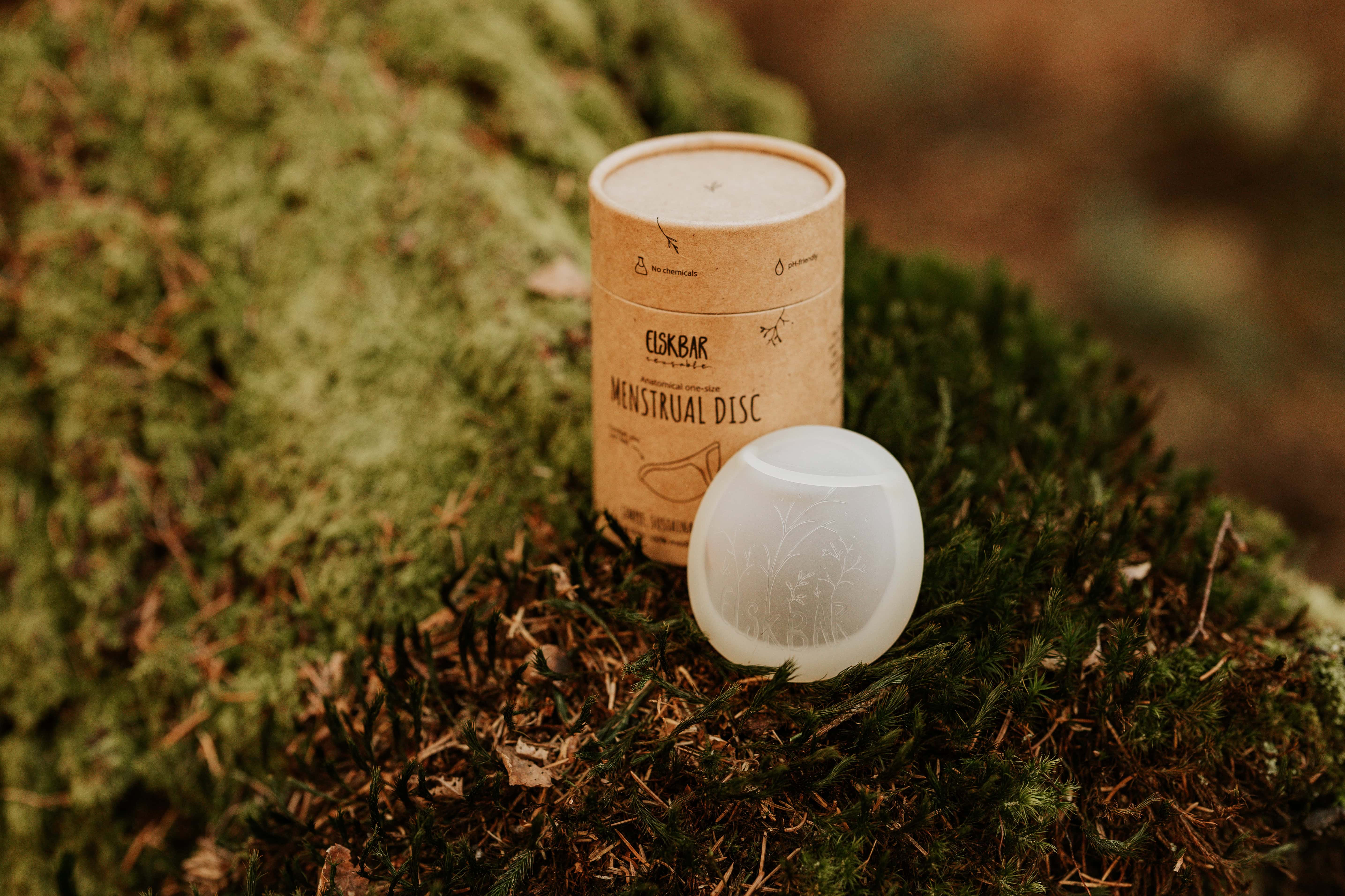 Blød menstruationsdisk i dansk design