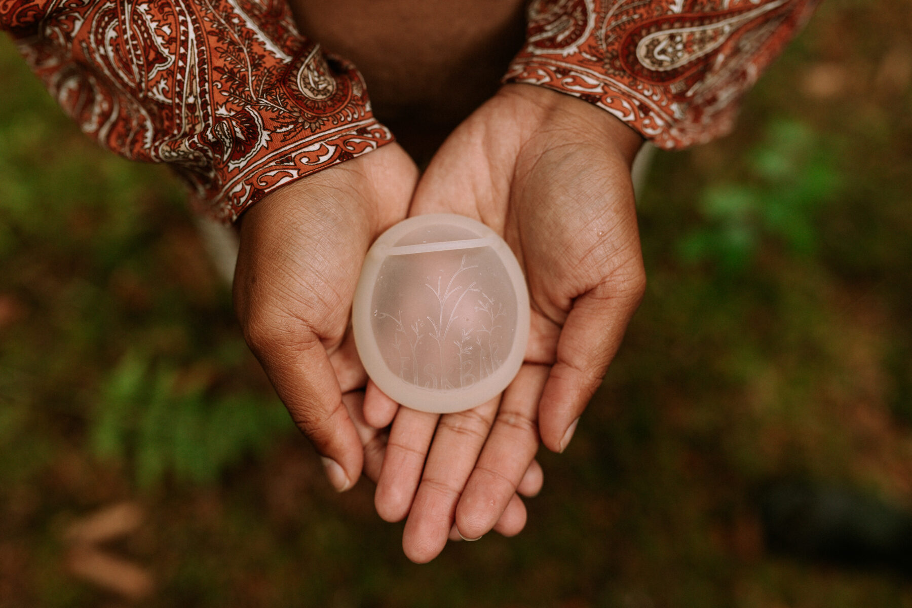 Elskbar menstruationsdisk