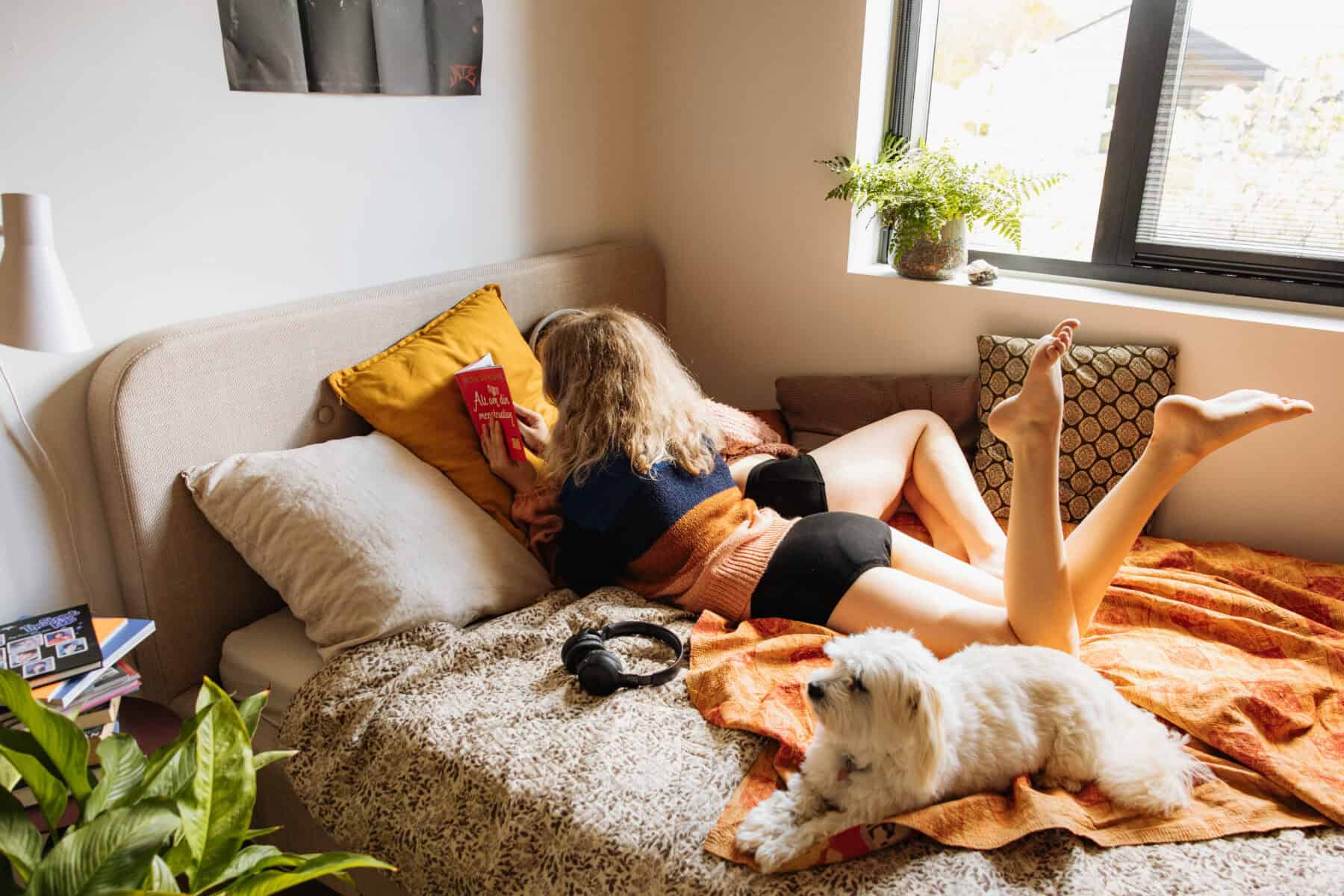 Venindehygge med menstruationstrusser