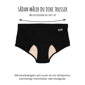 Sådan måler du dine Elskbar teen menstruationstrusser